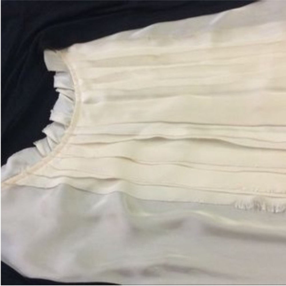 AUGUST SILK Mock 2-Piece BLOUSE Size Medium - Picture 5 of 11